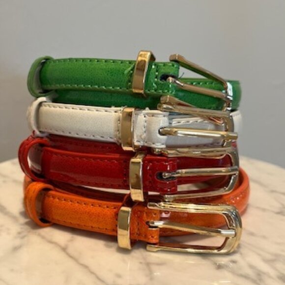 Lot of Skinny Belts New w/o Tags - Picture 1 of 3